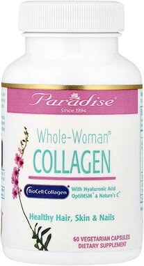 Paradise Herbs, Whole-Woman® Collagen, Kollagen, 60 pflanzliche Kapseln