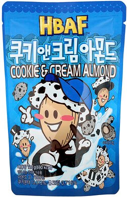 HBAF, Cookie & Cream Almond, Keks und Sahne-Mandel, 120 g