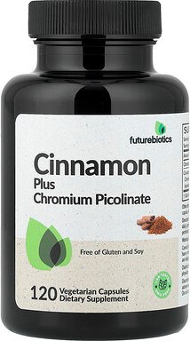 Futurebiotics, Cinnamon Plus Chrom Picolinate, Zimt plus Chrompicolinat, 120 pflanzliche Kapseln