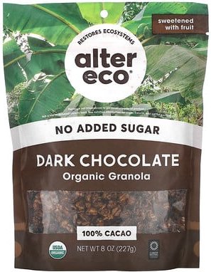 Alter Eco, Organic Granola, Bio-Granola, dunkle Schokolade, 227 g (8 oz.)