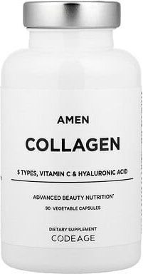 Codeage, Amen, Collagen, 90 pflanzliche Kapseln
