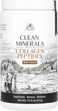 Mt. Capra, Clean Minerals with Collagen Peptides, Heißer Kakao, 675 g (23,8 oz.)