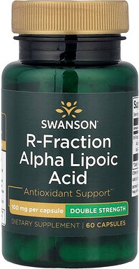 Swanson, R-Fraction Alpha Lipoic Acid, Alpha-Liponsäure, 100 mg, 60 Kapseln