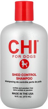 CHI for Dogs, Shed Control Shampoo, Shampoo zur Schuppenkontrolle für Hunde, 473 ml (16 fl. oz.)