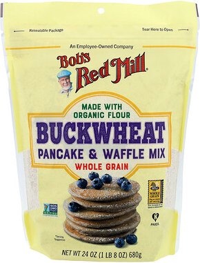 Bob's Red Mill, Buchweizen-Pfannkuchen- und Waffel-Mischung, Vollkorn, 680 g (1 lb. und 8 oz.)