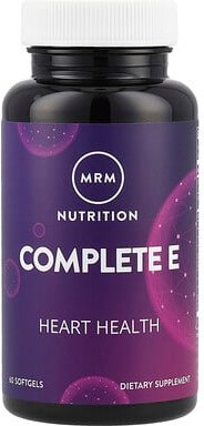 MRM Nutrition, Complete E, Vitamin E, 60 Weichkapseln
