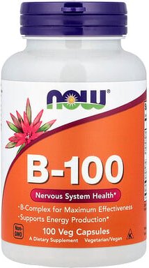 NOW Foods, B-100, 100 vegetarische Kapseln