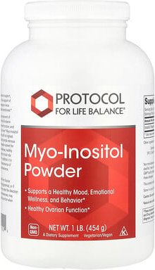 Protocol for Life Balance, Myo-Inositol Powder, Myo-Inosit-Pulver, 454 g (1 lb.)