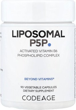 Thumbnail - Codeage, Liposomal P5P, liposomales P5P, 90 pflanzliche Kapseln