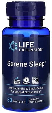 Thumbnail - Life Extension, Serene Sleep, ruhiger Schlaf, 30 Weichkapseln