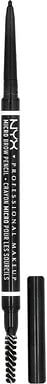 NYX Professional Makeup, Micro Brow Pencil, Mikro-Brauenstift, 08 Black, 0,09 g (0,003 oz.)