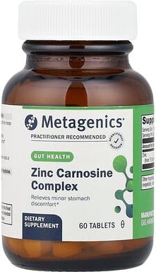 Thumbnail - Metagenics, Zinc Carnosine Complex, Zink-Carnosin-Komplex, 17 mg, 60 Tabletten