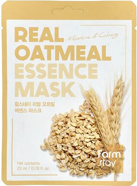 Farmstay, Real Oatmeal Essence Beauty Mask, 1 Blatt, 23 ml (0,78 fl. oz.)