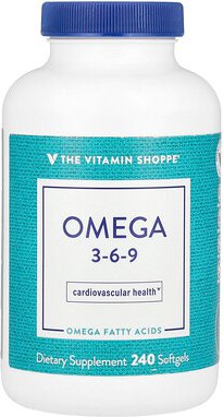 The Vitamin Shoppe, Omega 3-6-9, 240 Weichkapseln