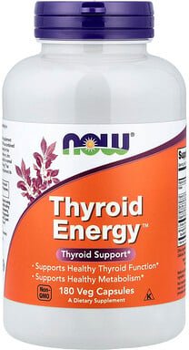 NOW Foods, Thyroid Energy™, 180 pflanzliche Kapseln