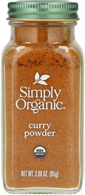 Simply Organic, Currypulver û 3 oz (85 g)