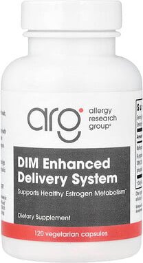 Allergy Research Group, DIM Enhanced Delivery System, verbessertes Abgabesystem, 120 pflanzliche Kapseln