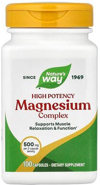 Nature's Way, Magnesium Complex, Magnesium-Komplex, 100 Kapseln (250 mg pro Kapsel)