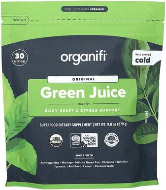 Organifi, Original Green Juice, originaler grünerer Saft, 279 g (9,8 oz.)