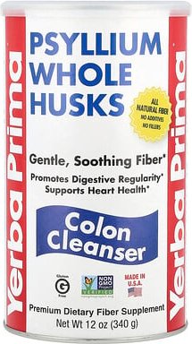 Yerba Prima, Flohsamenschalen, Dickdarmreiniger, 340 g (12 oz.)