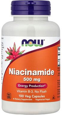 NOW Foods, Niacinamide, 500 mg, 100 vegetarische Kapseln
