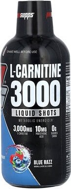 ProSupps, L-Carnitine 3000 Liquid Shots, Blue Razz, 473 ml (16 fl. oz.)