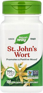 Nature's Way, Johanniskraut, 100 vegane Kapseln (350 mg pro Kapsel)