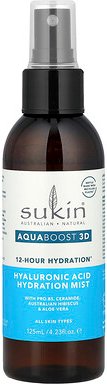 Thumbnail - Sukin, AquaBoost 3D, Hyaluronic Acid Hydration Mist, feuchtigkeitsspendendes Spray mit Hyaluronsäure, für alle Hauttypen...
