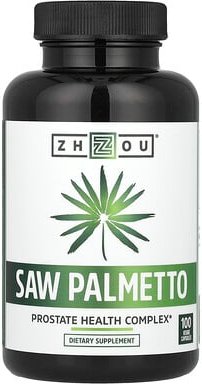 Zhou Nutrition, Sägepalme, Prostata-Gesundheits-Komplex, 100 Kapseln
