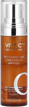Missha, Vita C Plus, Spot Correcting Concentrate Ampoule, Pigmentflecken-Korrektur-Ampulle, 15 g (0,52 oz.)