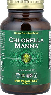 HealthForce Superfoods, Chlorella Manna™, 400 VeganTabs™