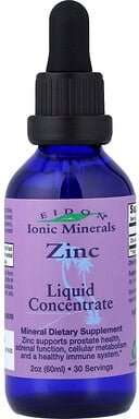 Thumbnail - Eidon Ionic Minerals, Ionic Minerals, Zink, Flüssigkonzentrat, 60 ml (2 oz.)