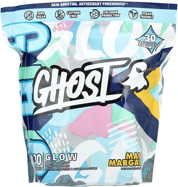 Ghost, Glow, Mango Margarita, Glow, Mango-Margarita, 30 Sticks, je 7 g (0,25 oz.).