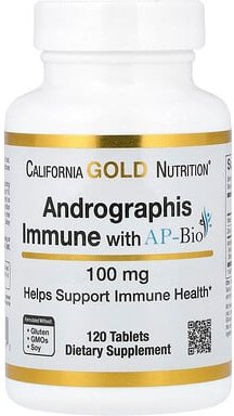 Thumbnail - California Gold Nutrition, Andrographis Immune with AP-Bio, Andrographis Extract with Vitamin C and Zinc, Kalmegh mit AP...