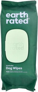 Earth Rated, Dog Wipes, Hundetücher, Lavendel,100 Tücher