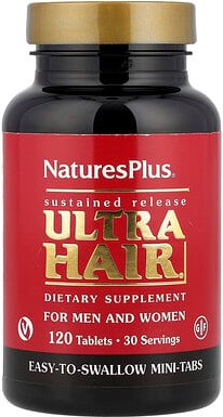 NaturesPlus, Ultra Hair®, für Männer und Frauen, 120 Tabletten