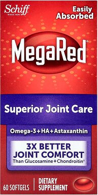 Schiff, MegaRed, Überlegene Gelenkpflege, 60 Weichkapseln