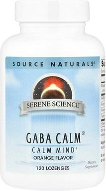 Source Naturals, Serene Science®, GABA Calm®, für Gelassenheit, Orange, 120 Lutschtabletten