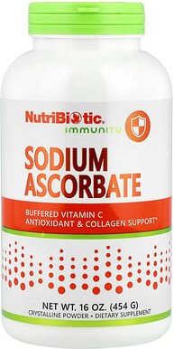 NutriBiotic, Immunität, Natriumascorbat, kristallines Pulver, 454 g (16 oz.)