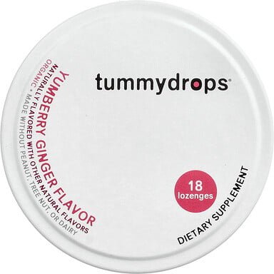 Tummydrops, Pappelpflaume-Ingwer, 18 Lutschtabletten