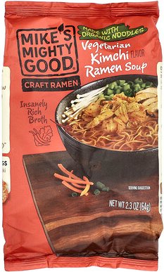 Mike's Mighty Good, Craft Ramen, vegetarische Kimchi-Ramen-Suppe, 64 g (2,3 oz.)