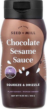 New York Seed + Mill, Chocolate Sesame Sauce, Schokoladen-Sesam-Sauce, 310 g (10,93 oz.)