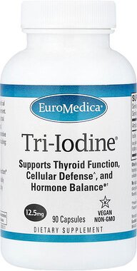 EuroMedica, Tri-Iodine®, 12,5 mg, 90 Kapseln