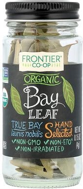 Frontier Co-op, Organic Bay Leaf, Bio-Lorbeerblatt, 4 g (0,15 oz.)