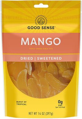 Good Sense, Mango, getrocknete und gesüßte Mango, 397 g (14 oz.)