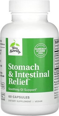 Terry Naturally, Magen- und Darmlinderung, 60 Kapseln (75 mg pro Kapsel)