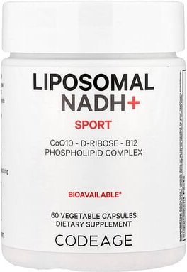 Thumbnail - Codeage, Sport, Liposomal NADH+, liposomales NADH+, 60 pflanzliche Kapseln