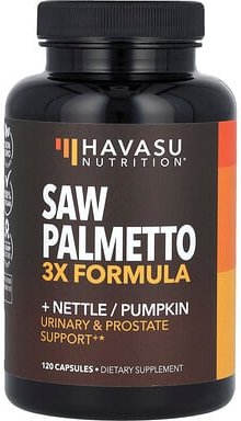 Havasu Nutrition, Saw Palmetto, 3-fach-Formel, 120 Kapseln