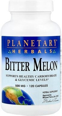 Planetary Herbals, Bittermelone, 1.000 mg, 120 Kapseln (500 mg pro Kapsel)