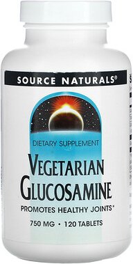 Thumbnail - Source Naturals, Vegetarisches Glucosamin, 750 mg, 120 Tabletten